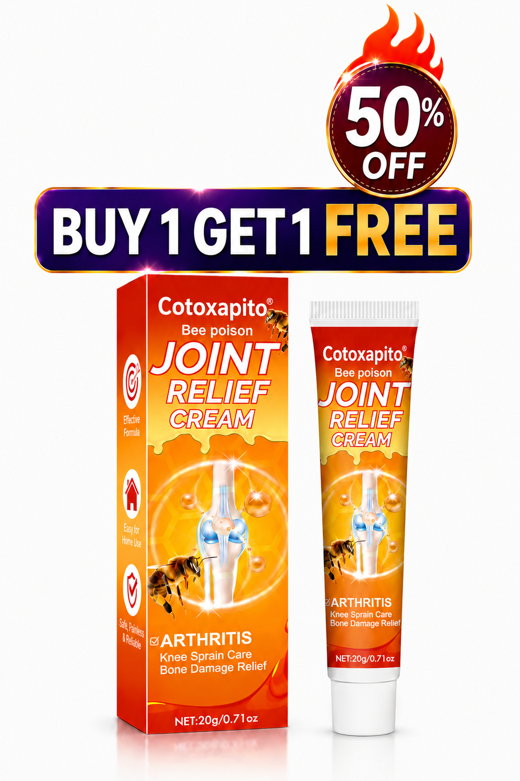 Cotoxapito ArthroEase Bee Venom Joint Restoration Cream