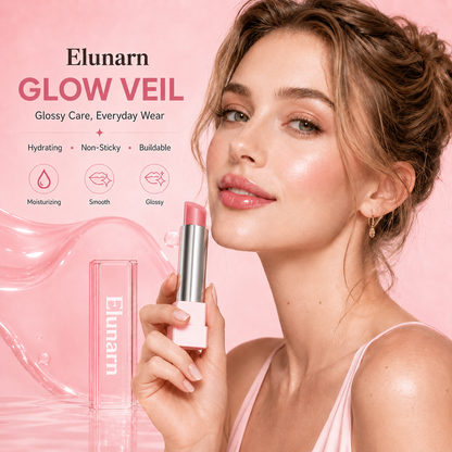 🔥Last Day Buy 1 Get 1 Free|Elunarn GLOW VEIL LIP SHEEN OIL BALM