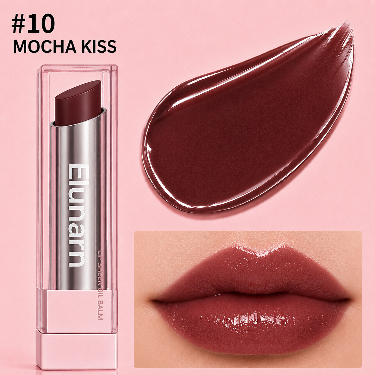 🔥Last Day Buy 1 Get 1 Free|Elunarn GLOW VEIL LIP SHEEN OIL BALM