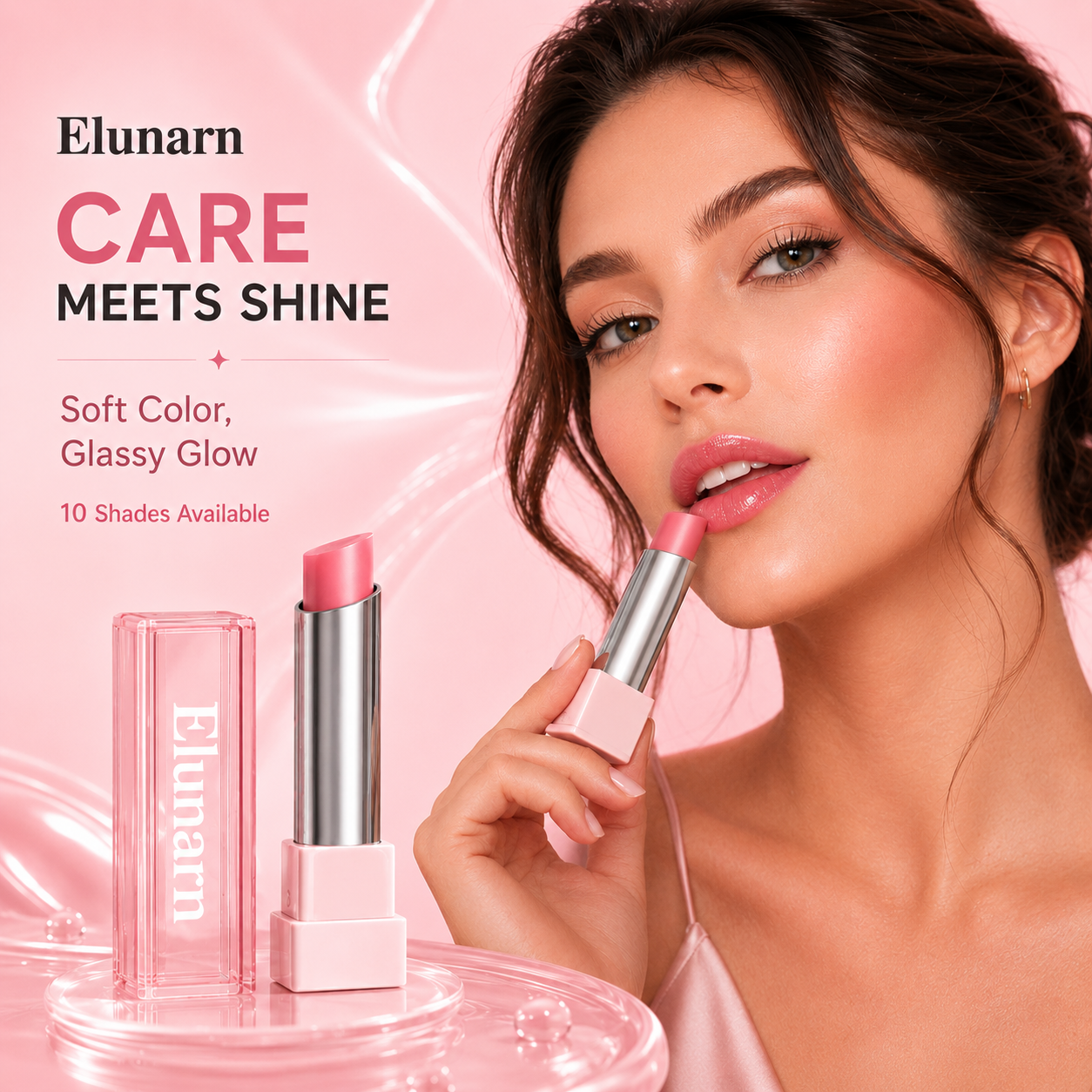 🔥Last Day Buy 1 Get 1 Free|Elunarn GLOW VEIL LIP SHEEN OIL BALM